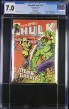 Incredible Hulk 181 1st Wolverine CGC 7.0 Blue Label Foreign Key Brazil Edition picture