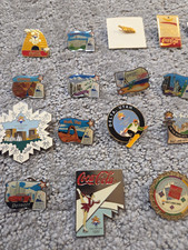 Lot 18 Salt Lake 2002 Winter Olympics Pins - Coca-Cola Delta Utah - Torch Relay picture