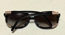 Chloé CL2119 Oversized Round Black Sunglasses Gray Tinted Lenses UV400 135 picture