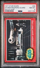 1977 Topps Star Wars #88 Stormtroopers guard Solo's ship PSA 8 A New Hope Red  picture