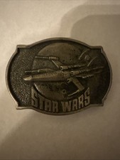 Star Wars Vintage 1977 Extremely Rare German Silver X- Wing Belt Buckle See Desc picture