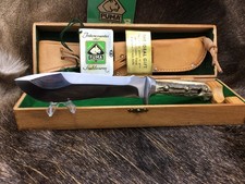 Pre 1964 Puma 6377  White Hunter With Stag Handles Mint In Presentation Box RARE picture