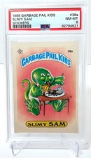 1985 Topps Garbage Pail Kids Series 1 - #38a Slimy Sam - PSA 8 NM-MT picture