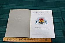 1944 GM ELECTROMOTIVE 10TH ANNIVERSARY BOOK DIESEL ENGINE TRAIN BEAUTIFUL PIX picture