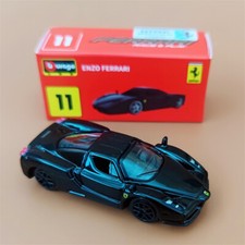 1:64 Enzo Black Diecast Model Car by Bburago - Metal Body Collectible NEW picture