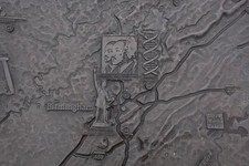 Photo:Montgomery Alabama 2010 Alabama Archives Map Sculpture Birmingham picture
