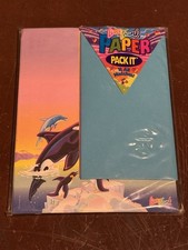 Rare 1990s Vintage LISA FRANK Max Splash Paper Pack It Stationery Set picture