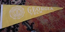Vintage Late 50’s Or 60’s Georgia School Of Technology Felt Pennant picture