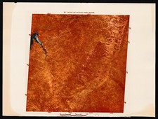 JN USA 1975 NASA Landsat MSS Image – Hardy, Montana Desert Terrain Print picture