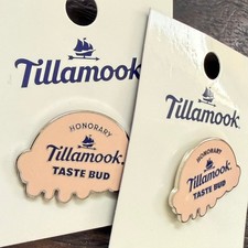 Tillamook Enamel Pin Unisex OS Pink Honorary Taste Bud Ice Cream Merch NEW picture