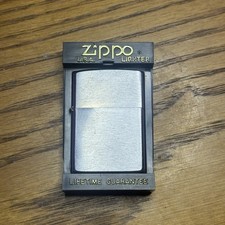 Vintage Zippo Lighter 1998 Made in USA Used Condition With Case picture