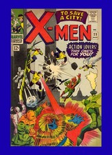 X-Men #23 - Count Nefaria & Scarecrow App - Werner Roth Cover & Art - 1966 VF/NM picture