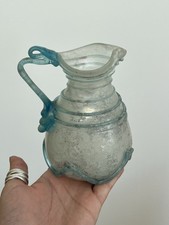 Vintage Paolo Rossi Venezia Glass Jug Vase Scavo Cenedese Murano picture