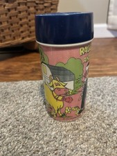 Vintage 1973 Aladdin Raggedy Ann and Andy Thermos 8oz Lunchbox Bottle 114 picture