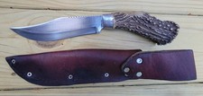 HS  CUSTOM MADE MODEL 00 Hunting KNIFE  ANTLER 6