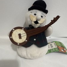 Vintage 1998 Sam The Snowman Collectible Bean W/Tags The Island Of Misfit Toys picture