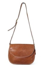 COACH Old Coach Vintage Leather Shoulder Bag Brown 2012903 114