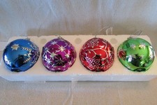 MR. CHRISTMAS MUSICAL ORNAMENT  MUSIC BOX*SET OF 4 picture