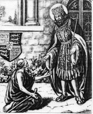 Holy Card of Saint Edward the Confessor Plus a 1