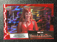 2022 Marvel Studios' WandaVision 🔥 Scarlet Witch Wanda Elizabeth Olsen Red 🔥 picture