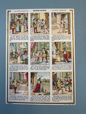 Chromo AU BON MARCHE - BLUE BARBLE Advertising Card picture