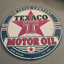 VINTAGE 1928 TEXACO MOTOR OIL 12