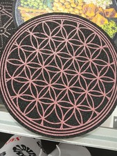 Moodmats 12 in Slipmat Black/Pink Geometric Pattern picture