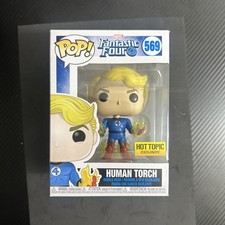 Funko Pop Marvel Fantastic Four #569 Human Torch Hot Topic Exclusive (Vaulted) picture