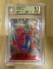 Spider-Man Metal Blaster Card 1995 BGS 9.5 GEM MINT (comp to PSA 10) POP 7 picture
