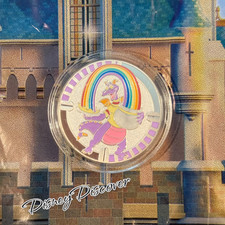 Walt Disney World EPCOT Figment Collectible Medallion New picture