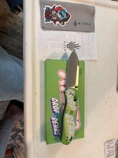 DISCONTINUED LIMITED RUN Kizer Drop Bear GREEN  Folding Knife picture