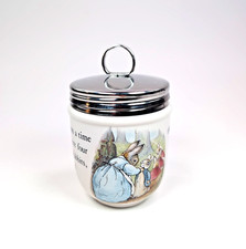 Vintage Wedgwood Peter Rabbit Large Double Egg Coddler Beatrix Potter England picture