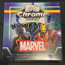 2026 Topps  Chrome  Marvel Mega box - comics - 56 cards - sealed - brand new  picture