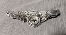 Vintage 1950's Space Pilot Pin Wings Compass Rare picture