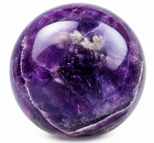 Amethyst Crystal Sphere 75mm 560g Natural Healing Crystal Geode Ball Minerals picture