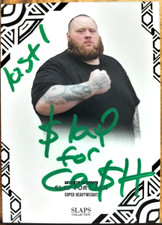 Slaps Collection Slap For Cash Autographed Green Ink picture