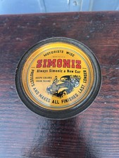 Simoniz Antique Vintage Car Polish Early 1900’s Advertising Tin Automobile picture