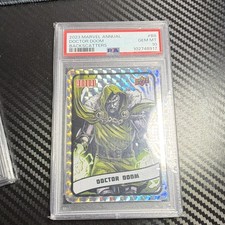 2023 Upper Deck Marvel Annual Doctor Doom Backscatters B8 PSA 10 picture