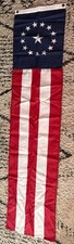 Reliance Annin Betsy 13 Star Colonial Banner 100% Cotton 69.5” X 16” picture
