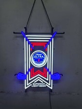 Michelob Ultra Superior Light Beer LED  Sign Motion Bar Sign  24’x18' Golf NEW picture