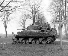 WW2 WWII Photo World War Two / US Army M4 Sherman Tank Ohr Germany April 1945 picture