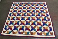 Vintage Arch Quilts New York Southwest Tribal Americana Patchwork Quilt Ralph L picture