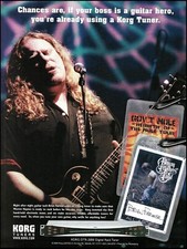 Gov't Mule Warren Haynes 2004 Korg DTR-2000 Digital Rack Tuners advertisement ad picture