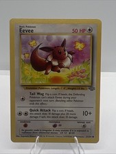 Eevee Jungle Set Lot of 5 TCG Pokémon Card 1999 Vintage NM 51/64 picture