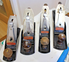 Vintage Lot of 4.  Stanley Bailey Hand Planes NO's 51/2,5,41/2 & 4 picture