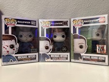 Halloween Michael Myers Funko 3 Pack Including GITD Chase picture