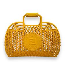 Fendi Basket Bag Tote Yellow picture