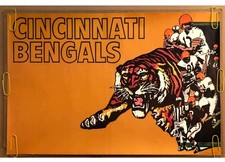 Original Vintage Poster NFL Football Memorabilia Sports Pin Up Bangles picture