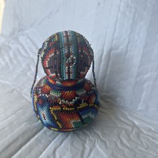 Colorful Vintage Small Mexican Huichol  picture