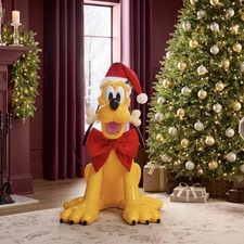 NEW Disney 3.5 FT Animated Pluto Holiday Christmas Animatronic 2026 SHIPS TODAY picture
